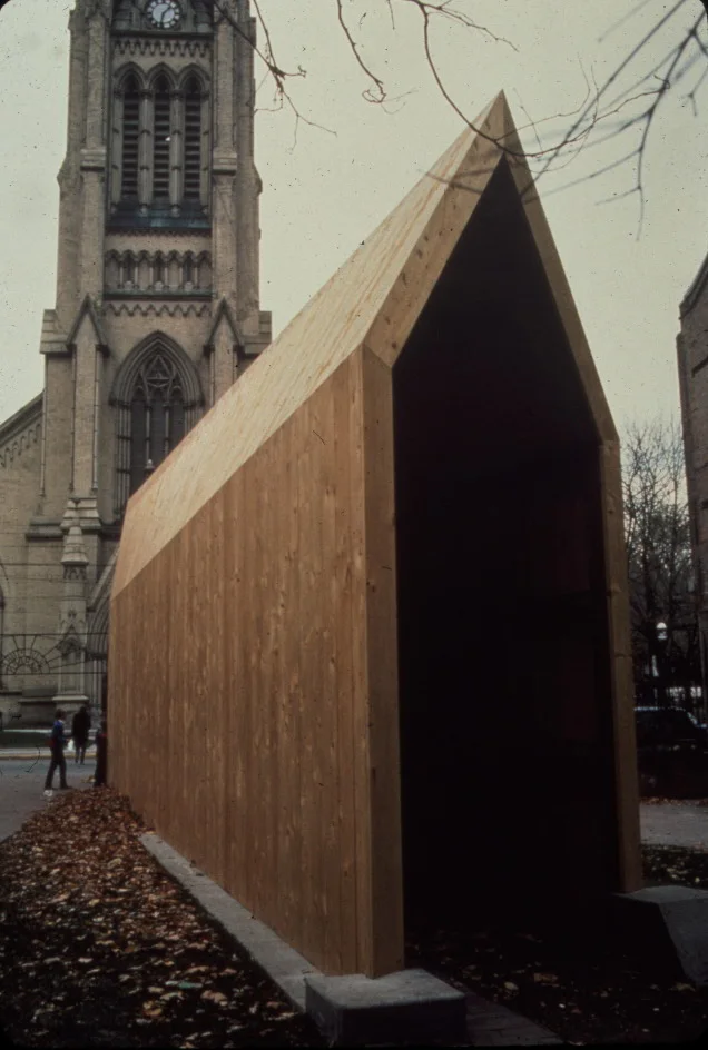 Andreas Gehr, The Found Foundation , 1985. Photo by W.N. Greer