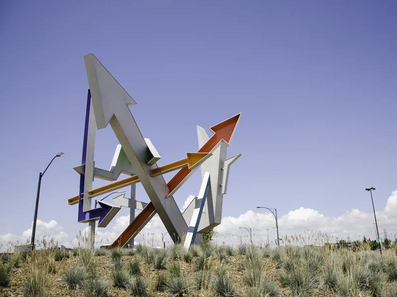 Possibilities , Michel de Broin, City of Mississauga Permanent Public Art Collection