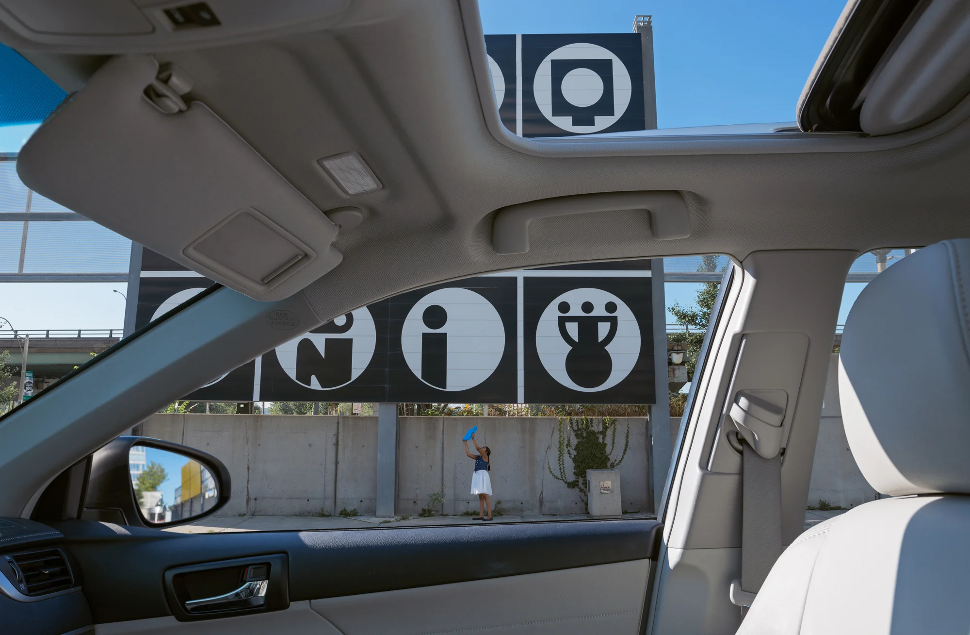 The Combination of Two by Matt Mullican, Bremner Blvd., Toronto, 2003. Photo By: Matthew Monteith, 2015.