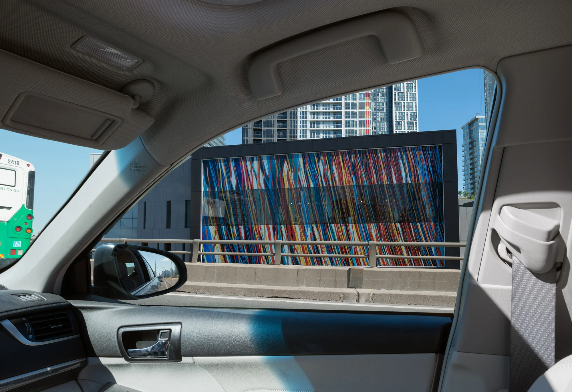 Gardiner Streams by Katherine Harvey, CityPlace, Toronto, 2013. Photo By: Matthew Monteith, 2015.