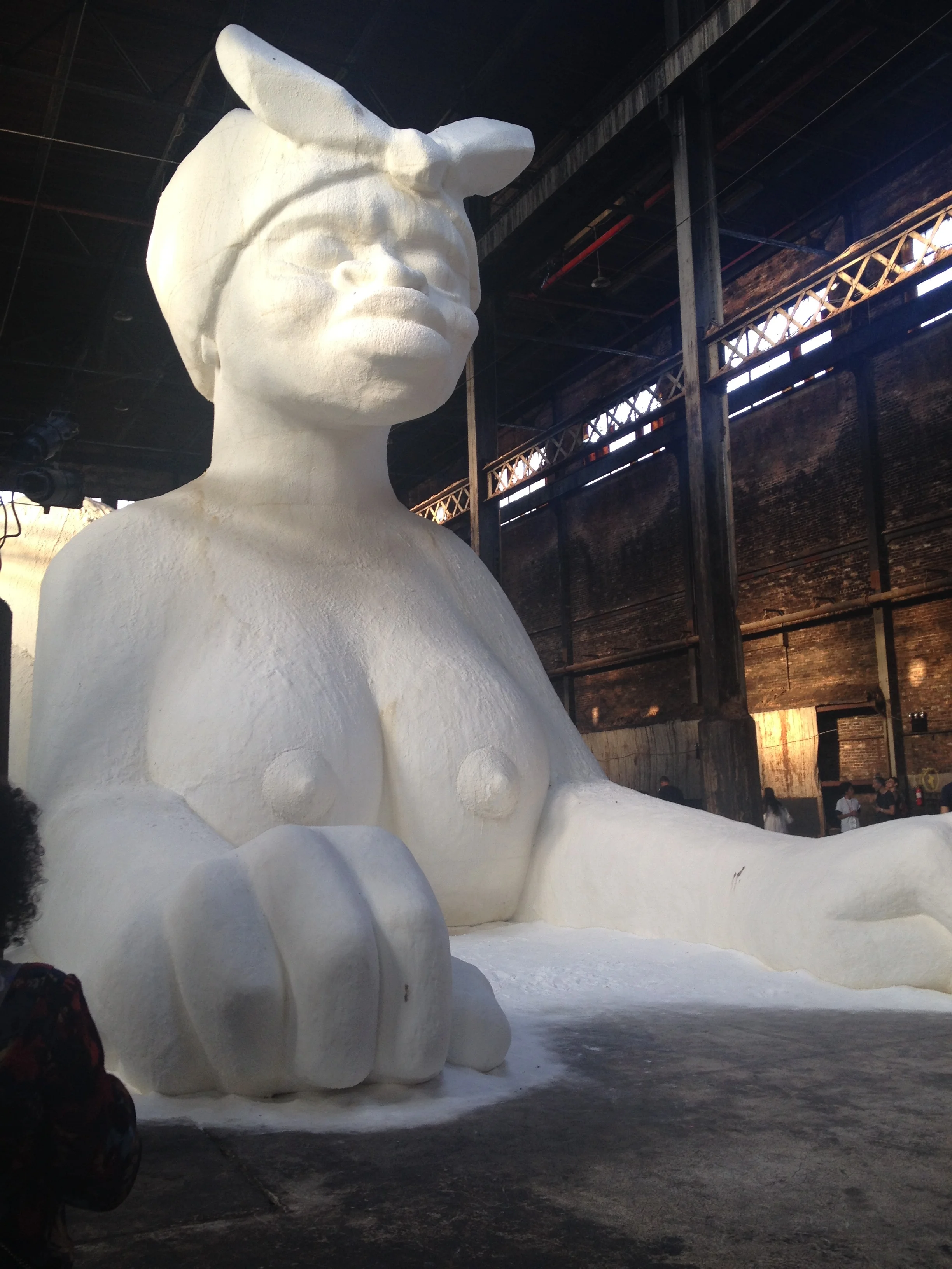A Subtlety by Kara Walker, Domino Sugar Factory, Brooklyn, 2014. Presented by Creative Time. Photograph by inga.