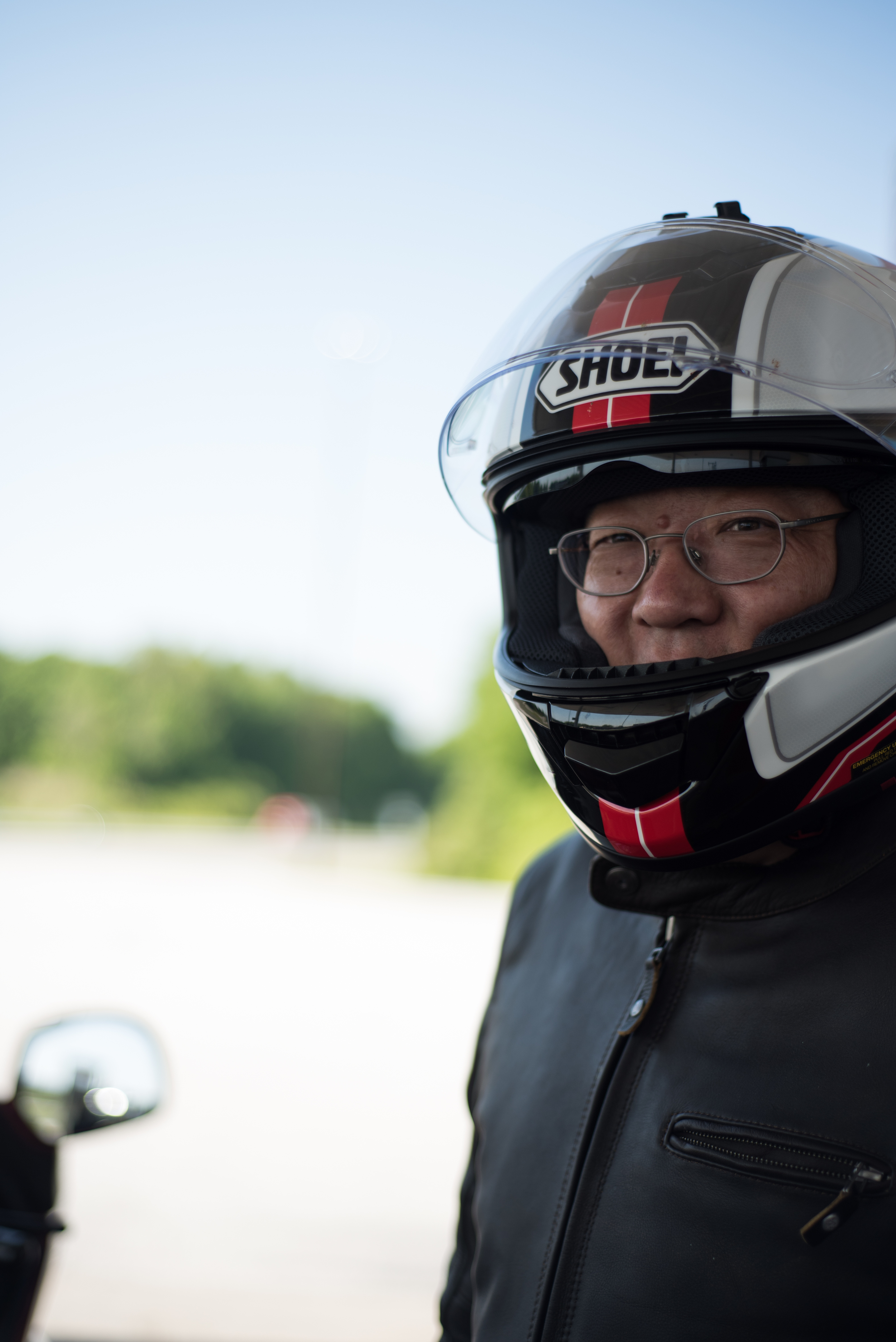  Riding from New York to LA, this gentleman from Beijing, China was on an adventure and a mission. 