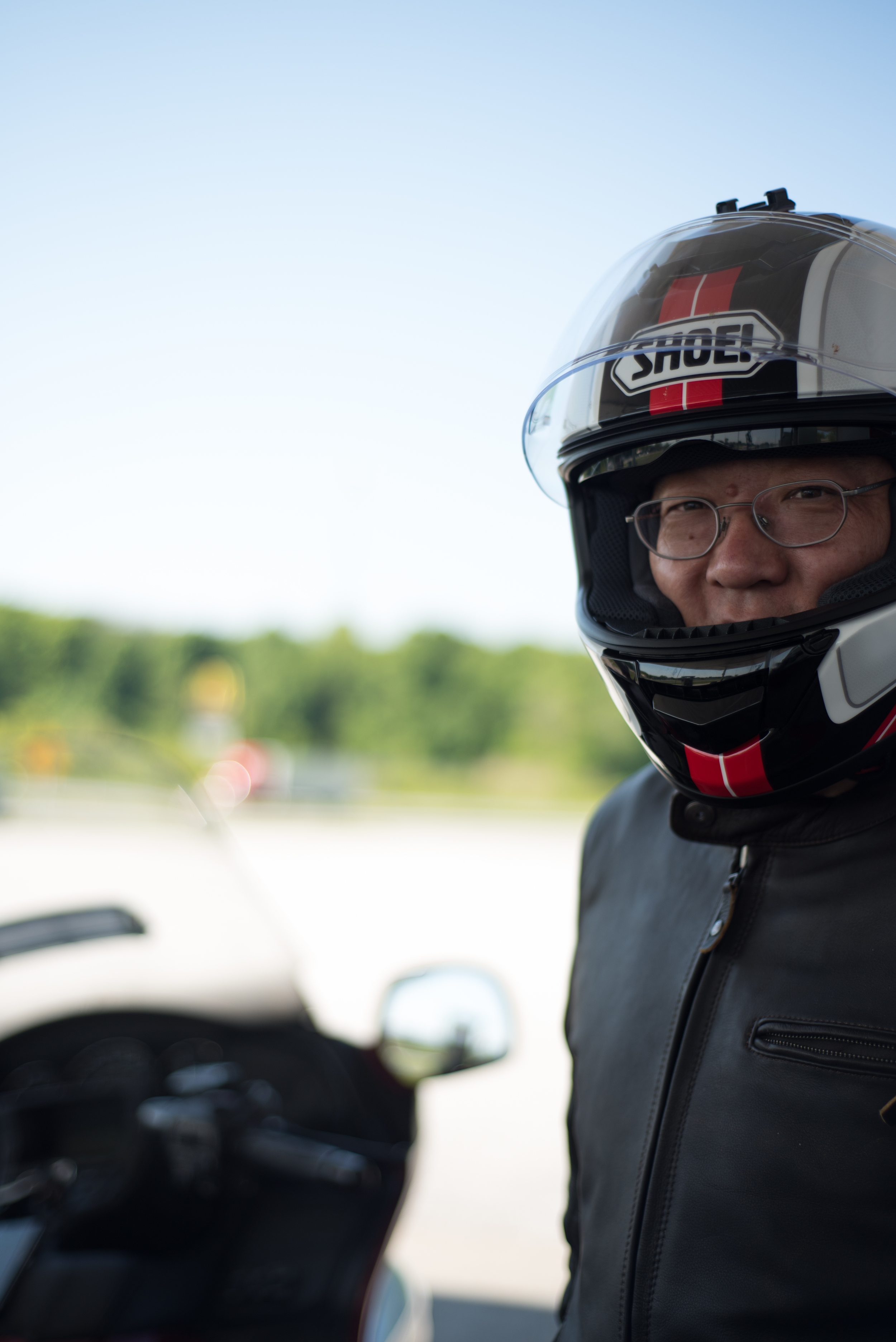  Riding from New York to LA, this gentleman from Beijing, China was on an adventure and a mission. 