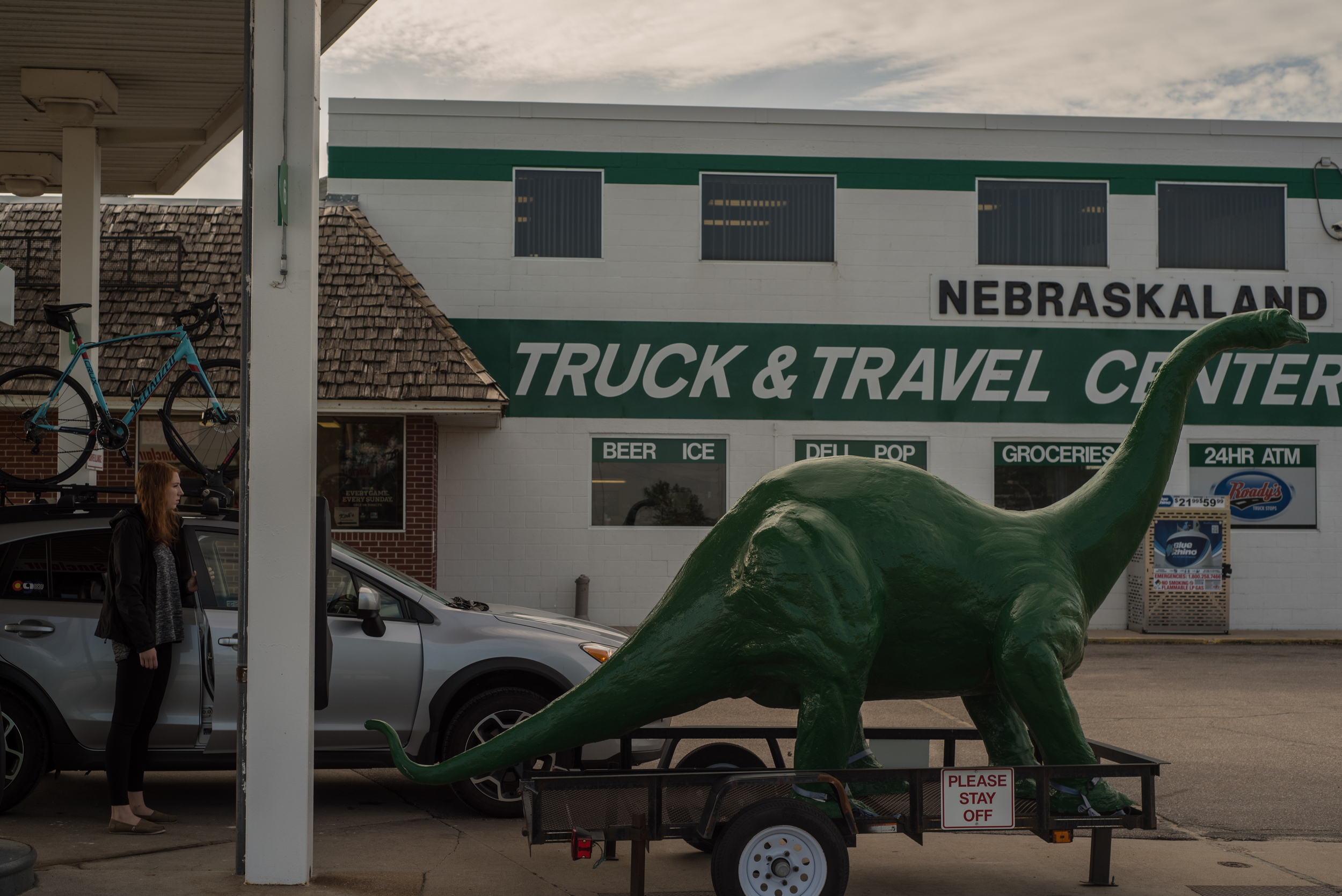  Stopping for gas in Lexington, Nebraska. 