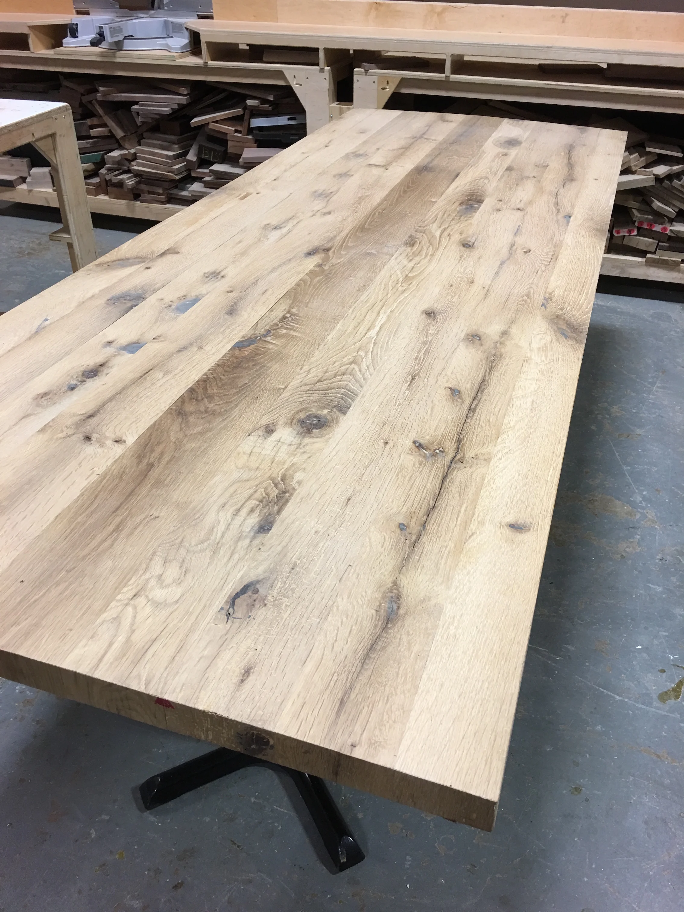 Reclaimed Solid White Oak Table Top