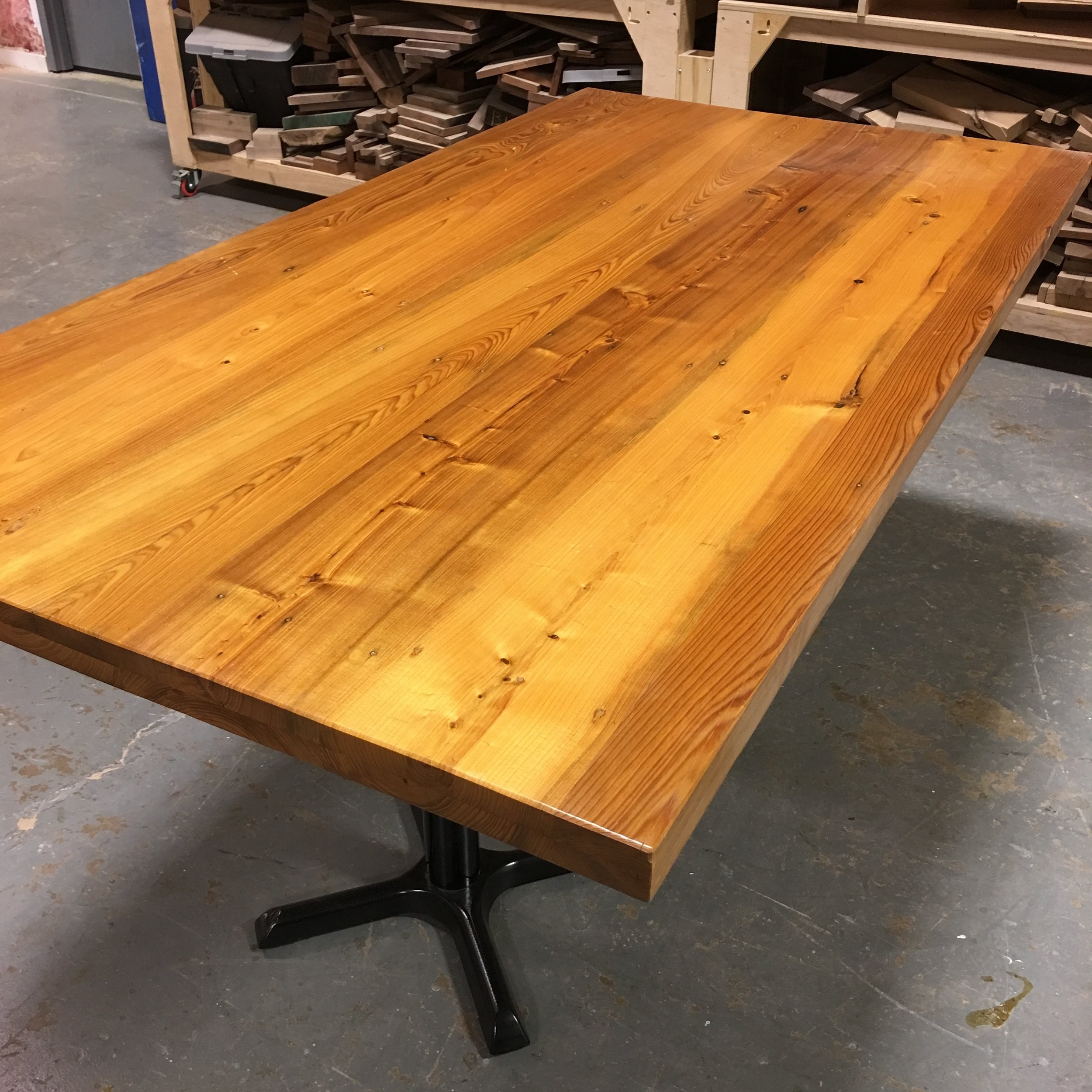 Kole Made Reclaimed Sinker Cypress Table Top