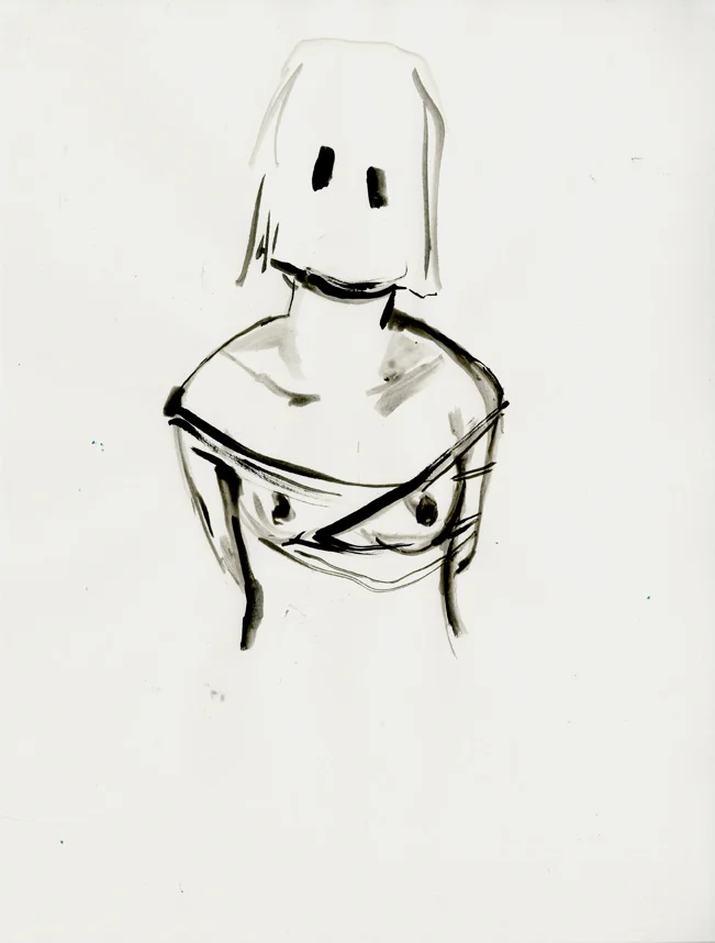  Acrylic on Paper, 12 x 9 inches, 2019     