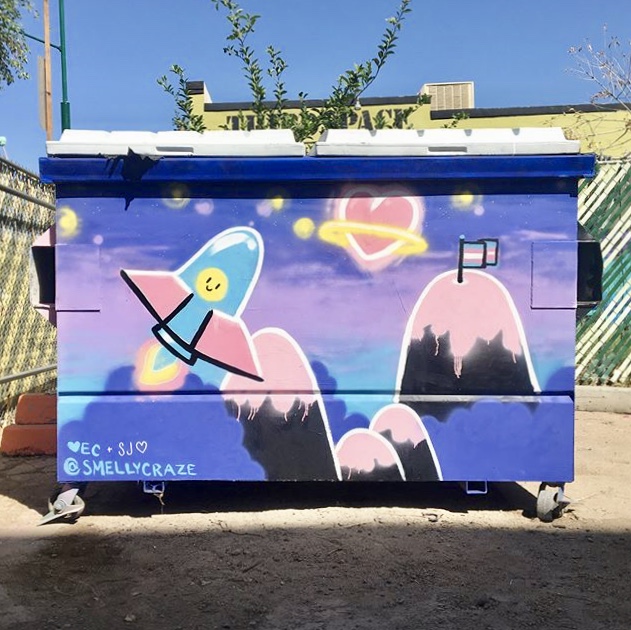 Dumpster Mural