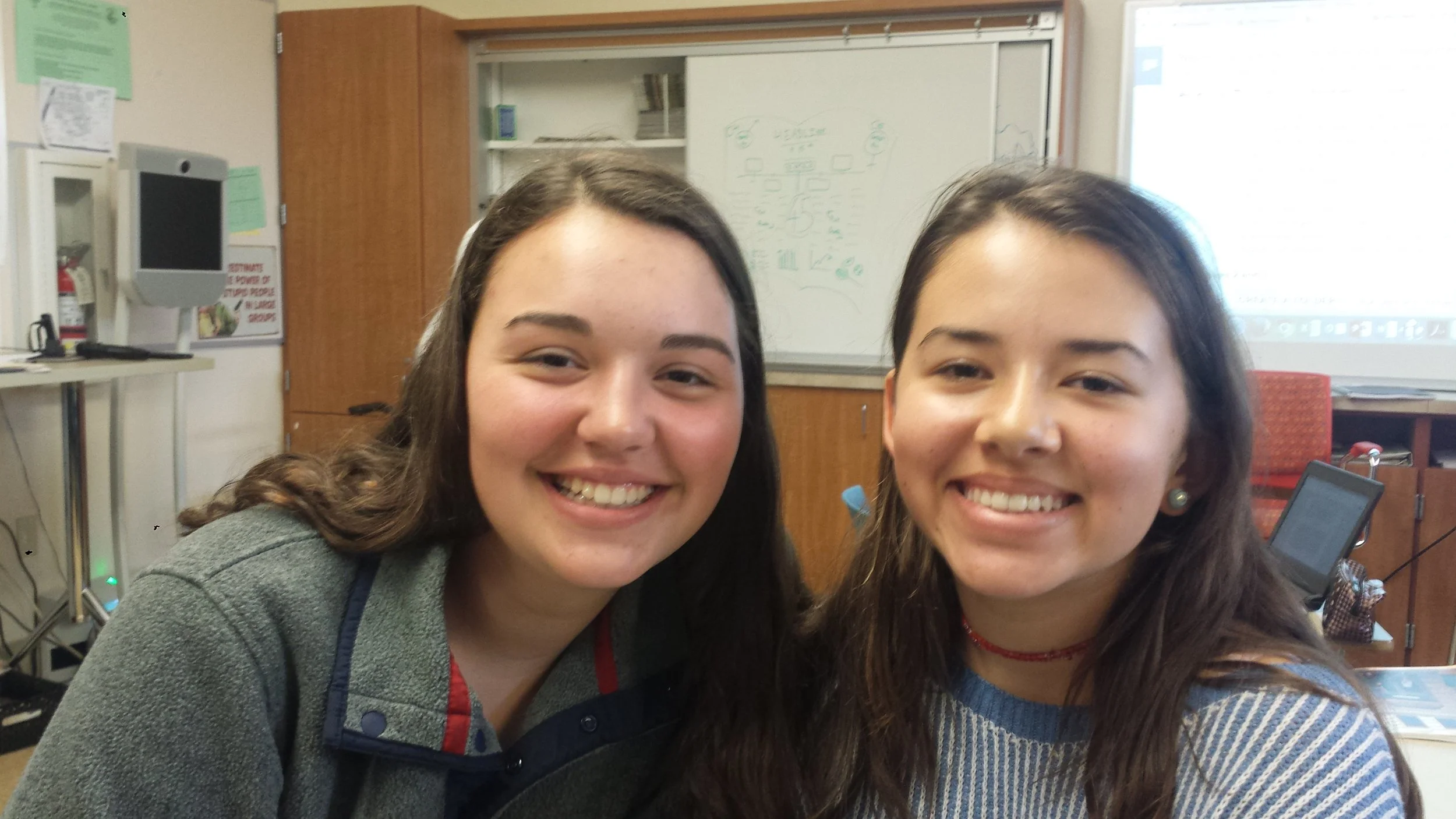 Isabelle & Anna, High School Students, CA