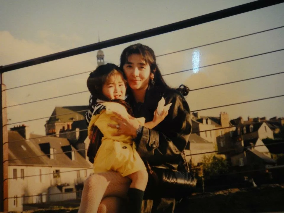 Saya and her mother. "My mom’s philosophy is that she wants to raise children who can do whatever they want in life, be happy, and be appreciated by society for the work that they do....wouldn’t that be a happy life?"