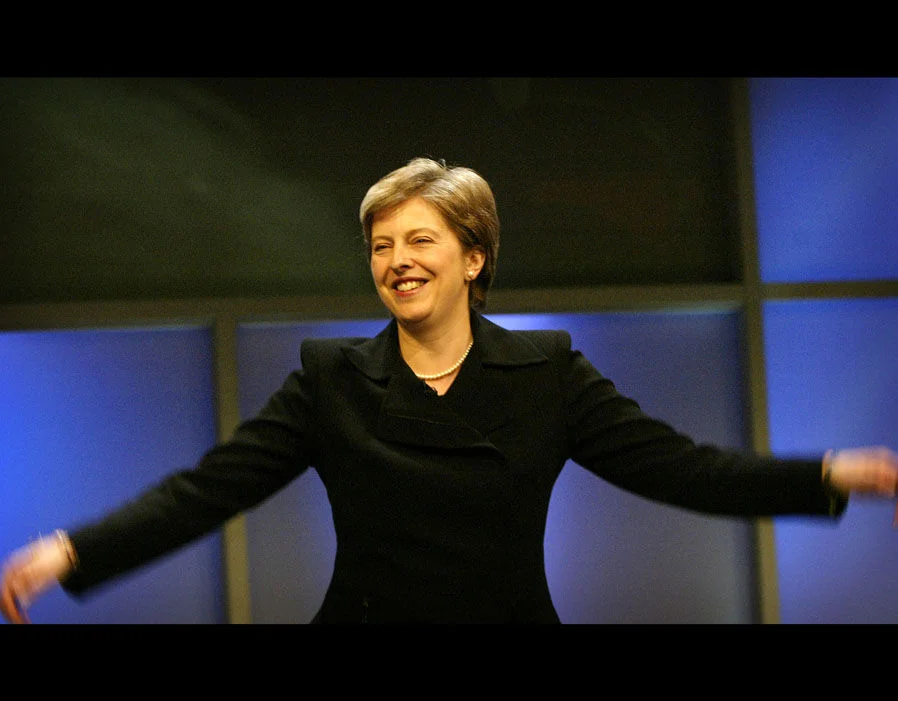 Theresa May at the Conservative Party Conference in 2003