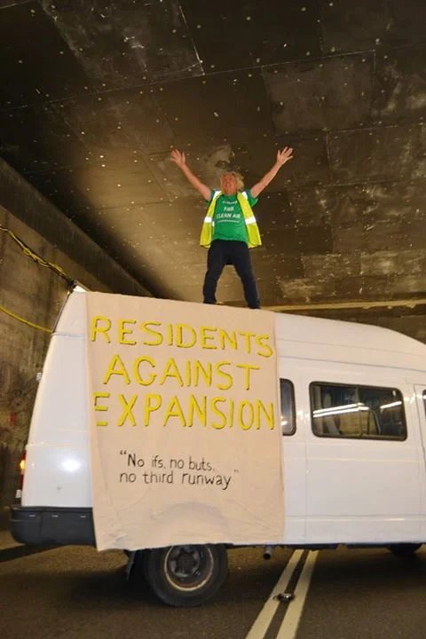 Man Blockades Heathrow Tunnel In Protest Against Runway