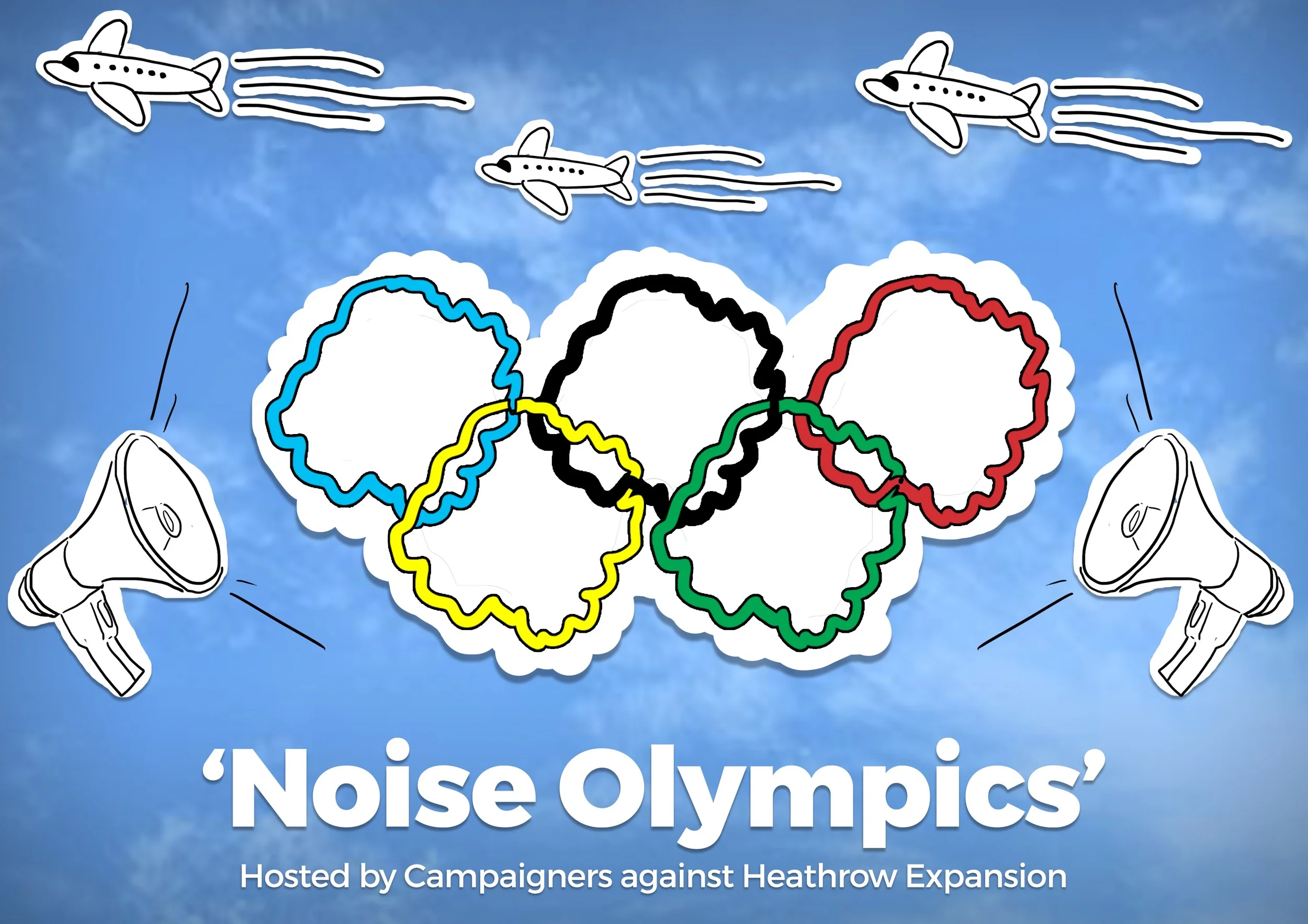 A one-off event to acknowledge the 365-days-a-year noise from airports