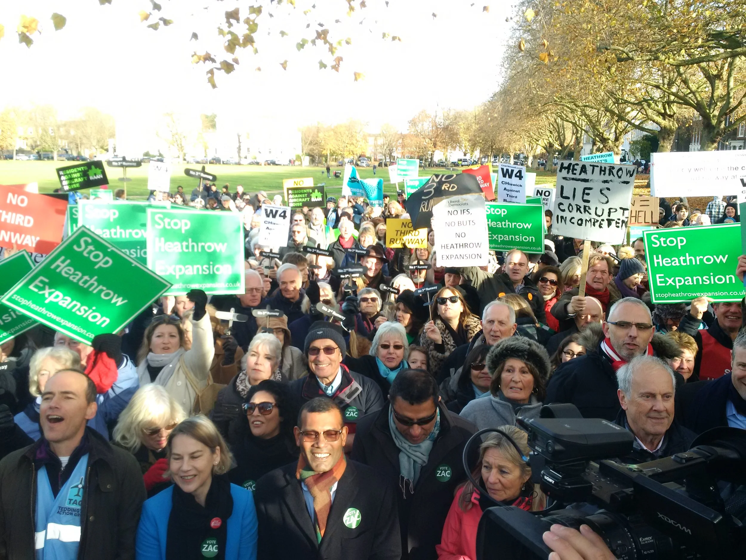 Heathrow expansion rally held in Richmond