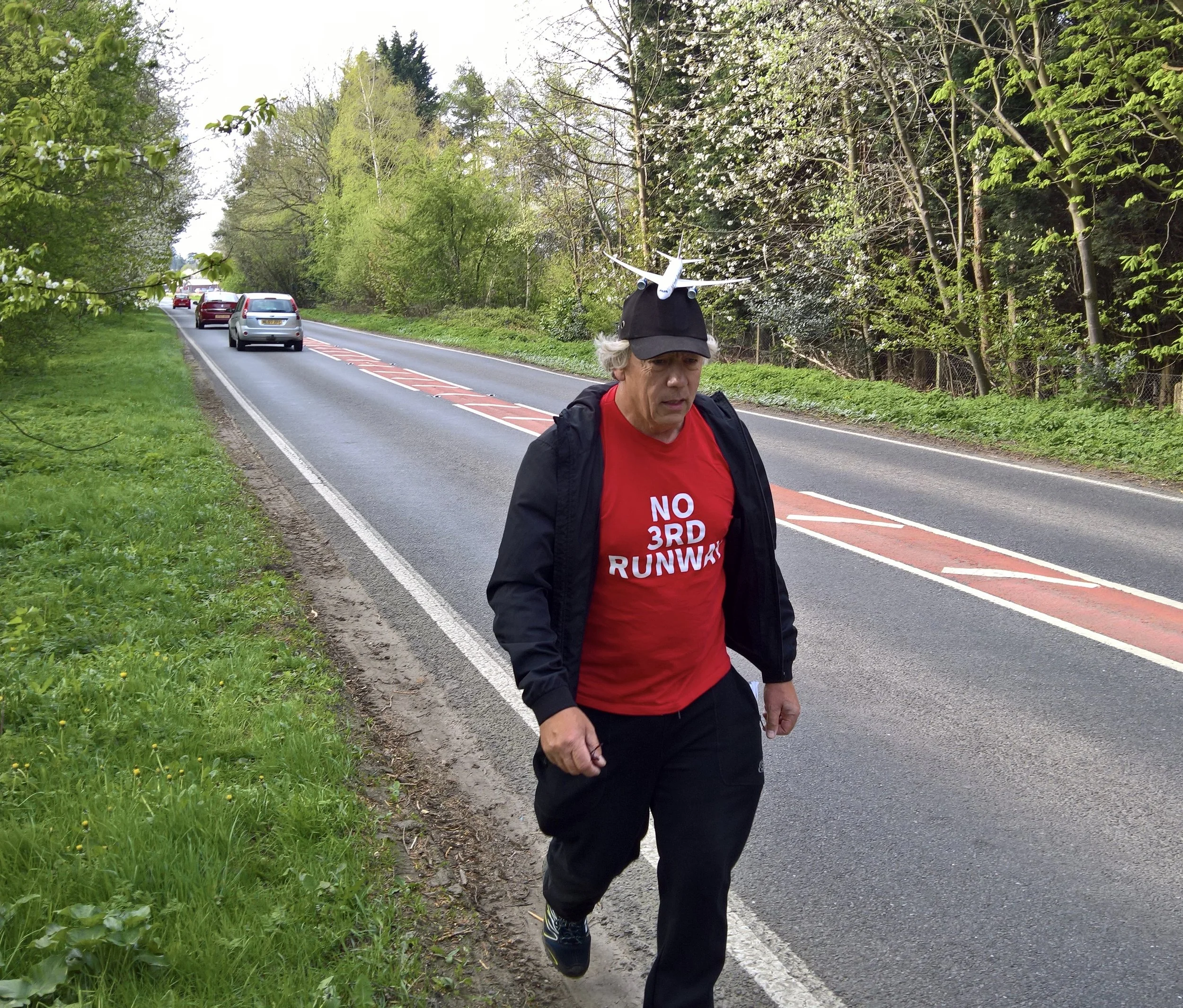 If must be a bit chilly if Neil's wearing more than a T-shirt but weather has been brilliant