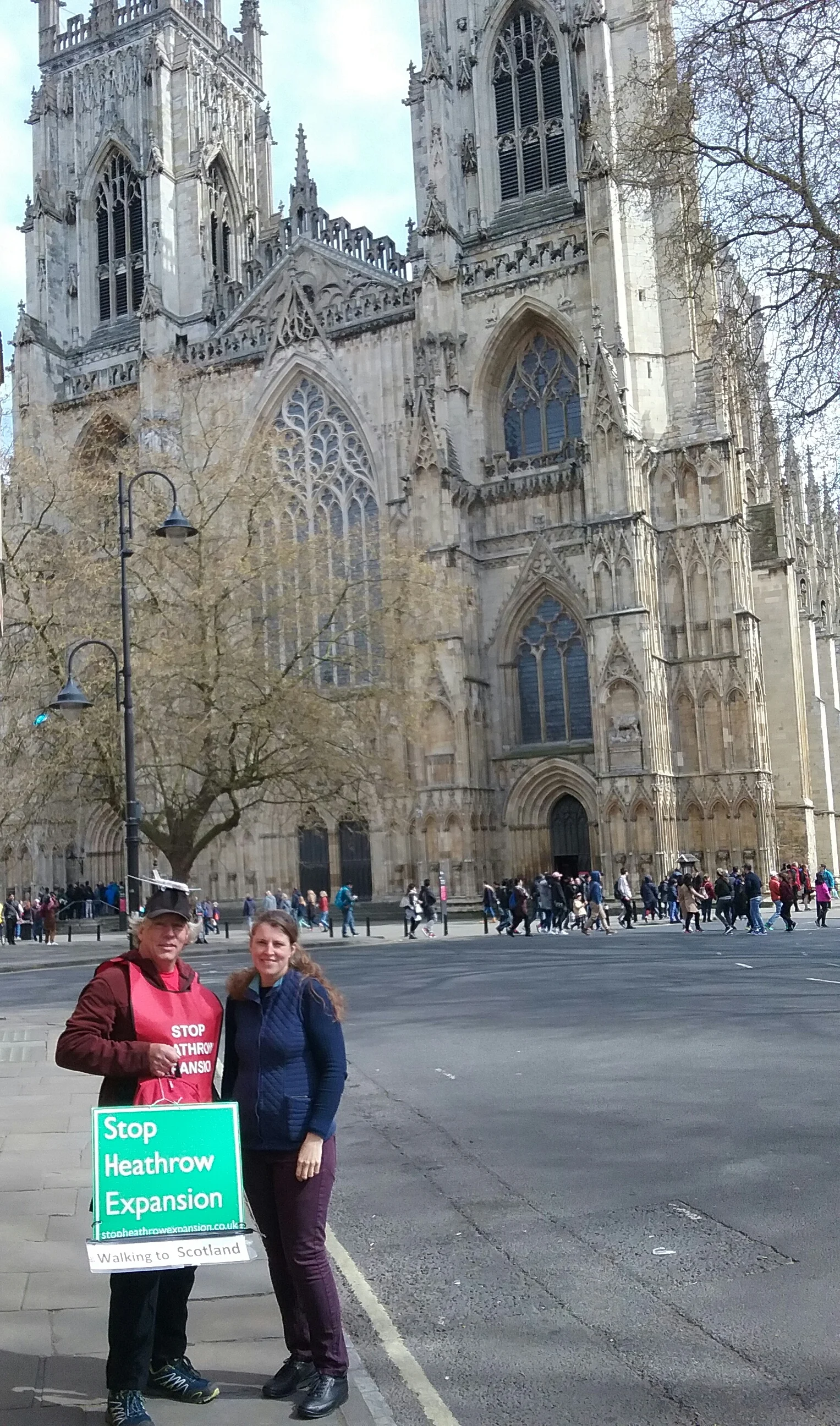 Neil with Rachael Maskell MP at York Minster
