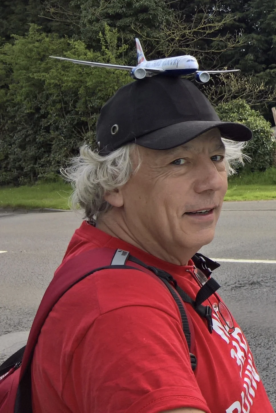 Sunshine or snow, Neil never lost his smile or his determination to get his message across