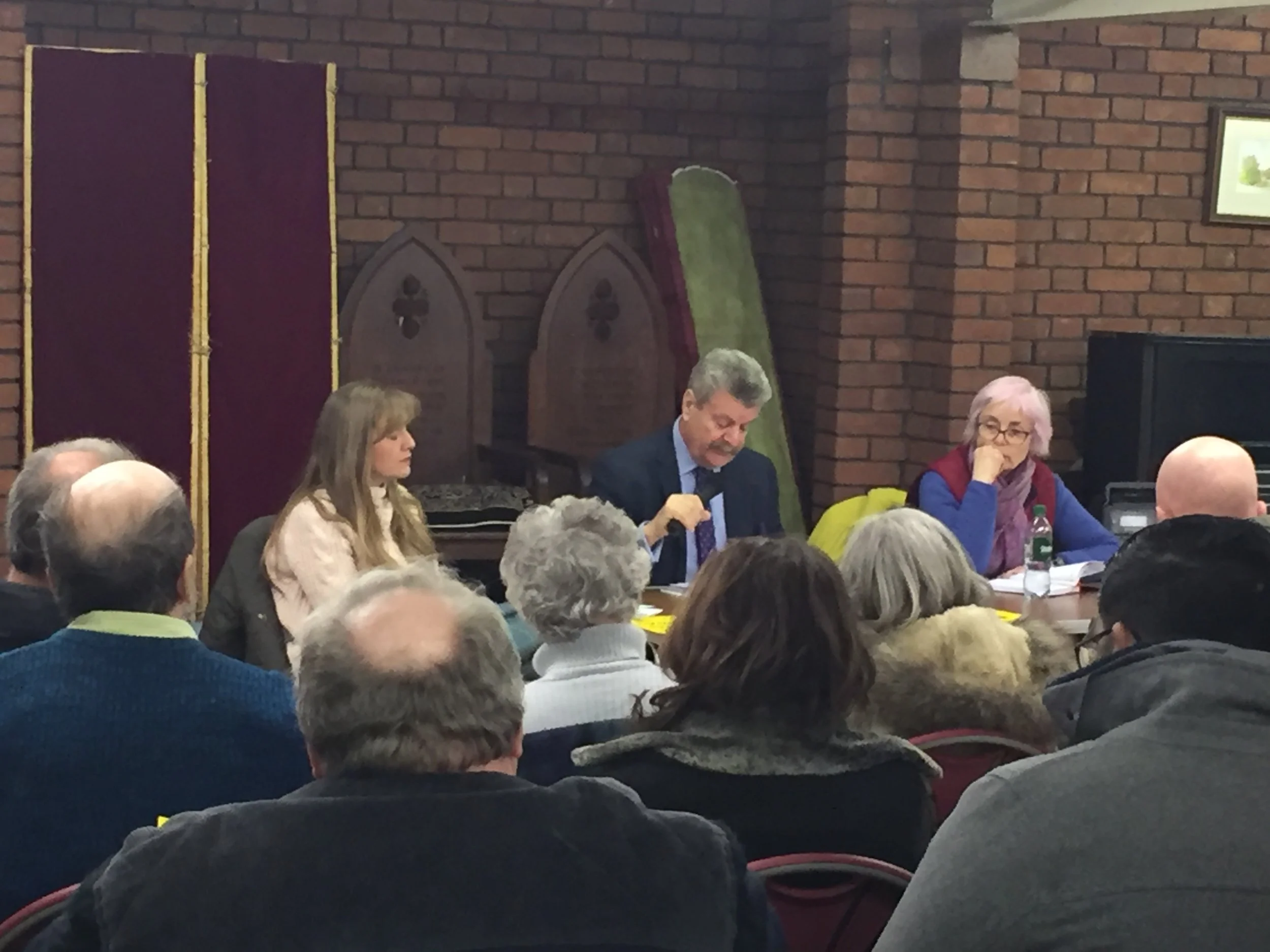 Jackie Clark Basten (SHE Chair), Council Leader Ray Puddifoot and Jane Taylor (HASRA Chair)