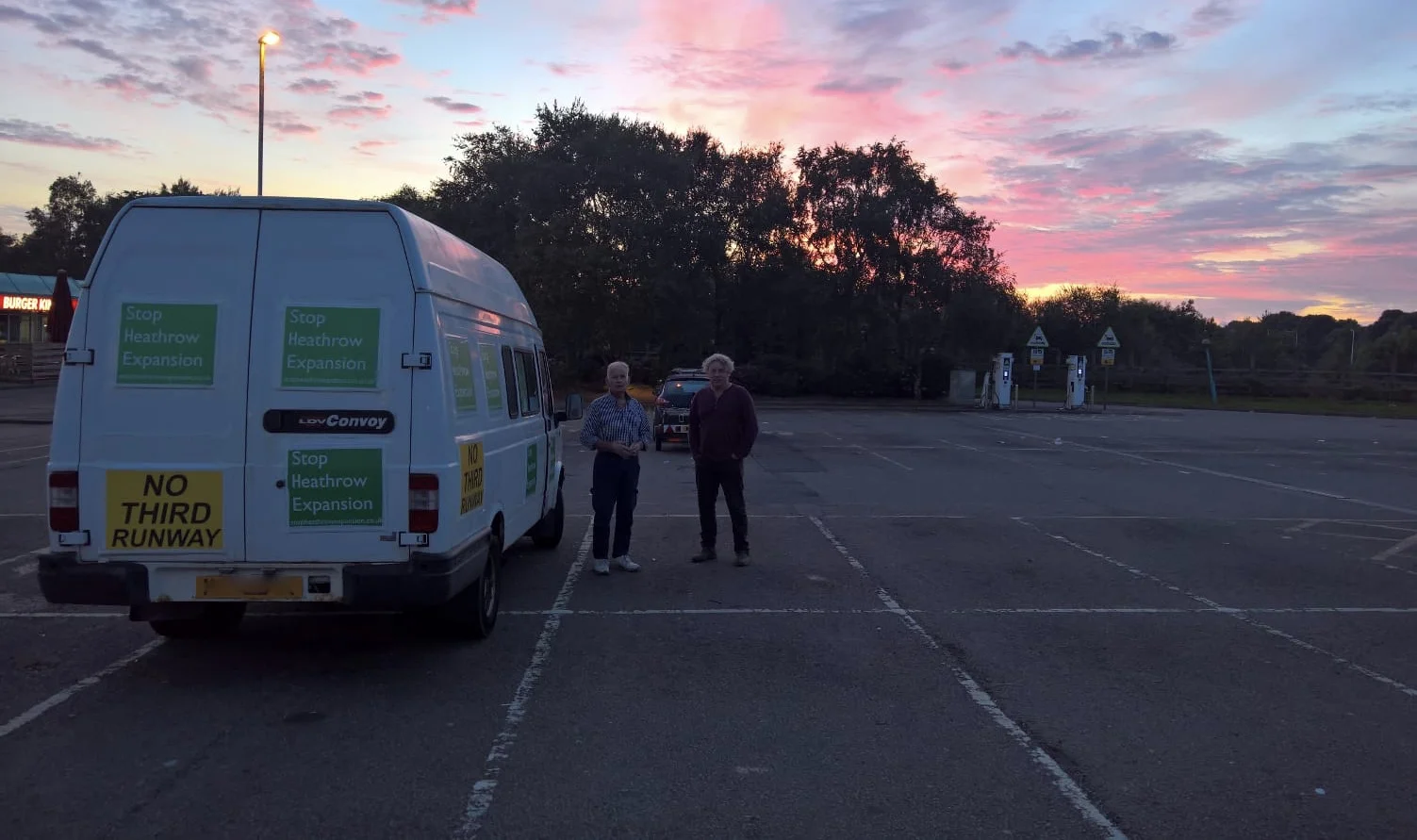 Uncle Ray and Neil arrive in Scotland to a beautiful sunrise