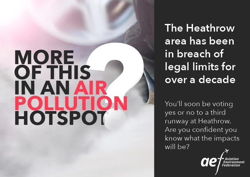 MPs who vote for another runway will be voting for more pollution