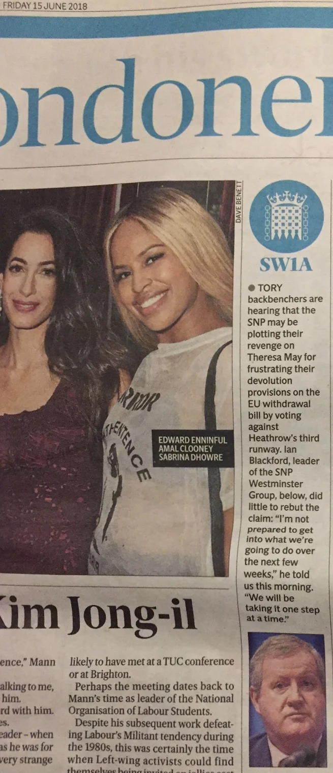 The Evening Standard reports that the SNP might shake up the Tories in the coming weeks.