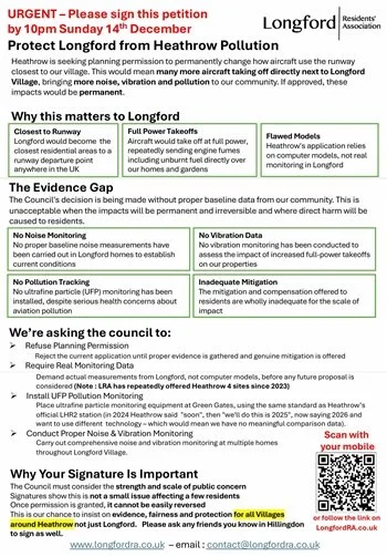 Hillingdon Planning Committee Recommends Approving Easterly Take-offs