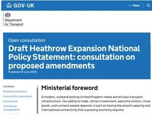 New Consultation Starts For Heathrow Expansion