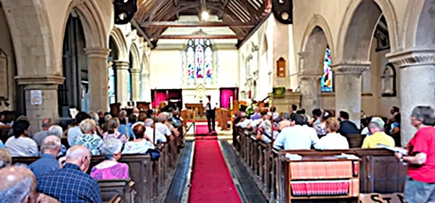 John McDonnell in St Marys Church