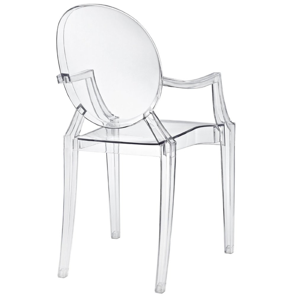 "louis" ghost chair — kraft furniture