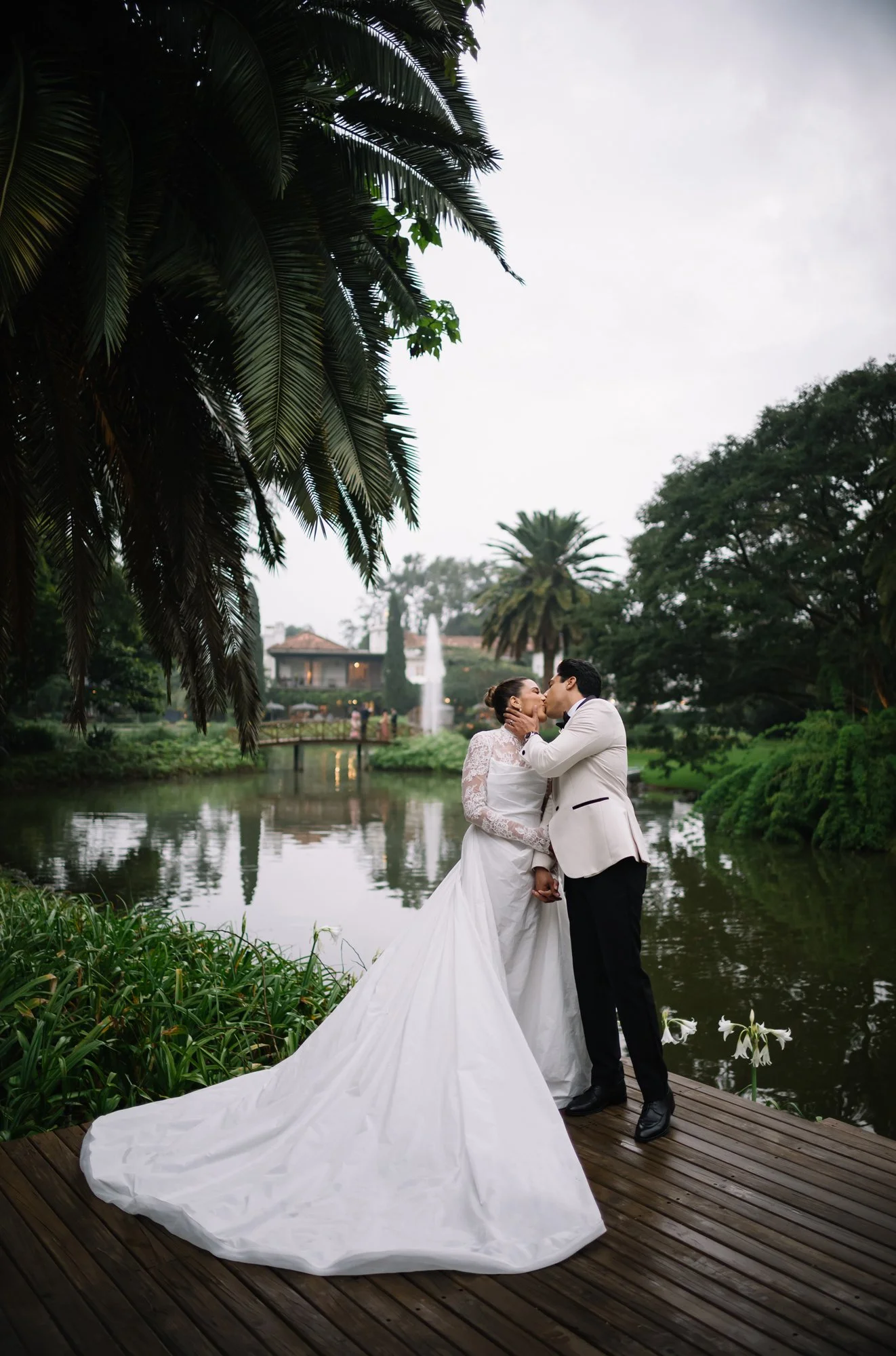 Couple exploring the historic streets of Antigua Guatemala before their destination wedding weekend.