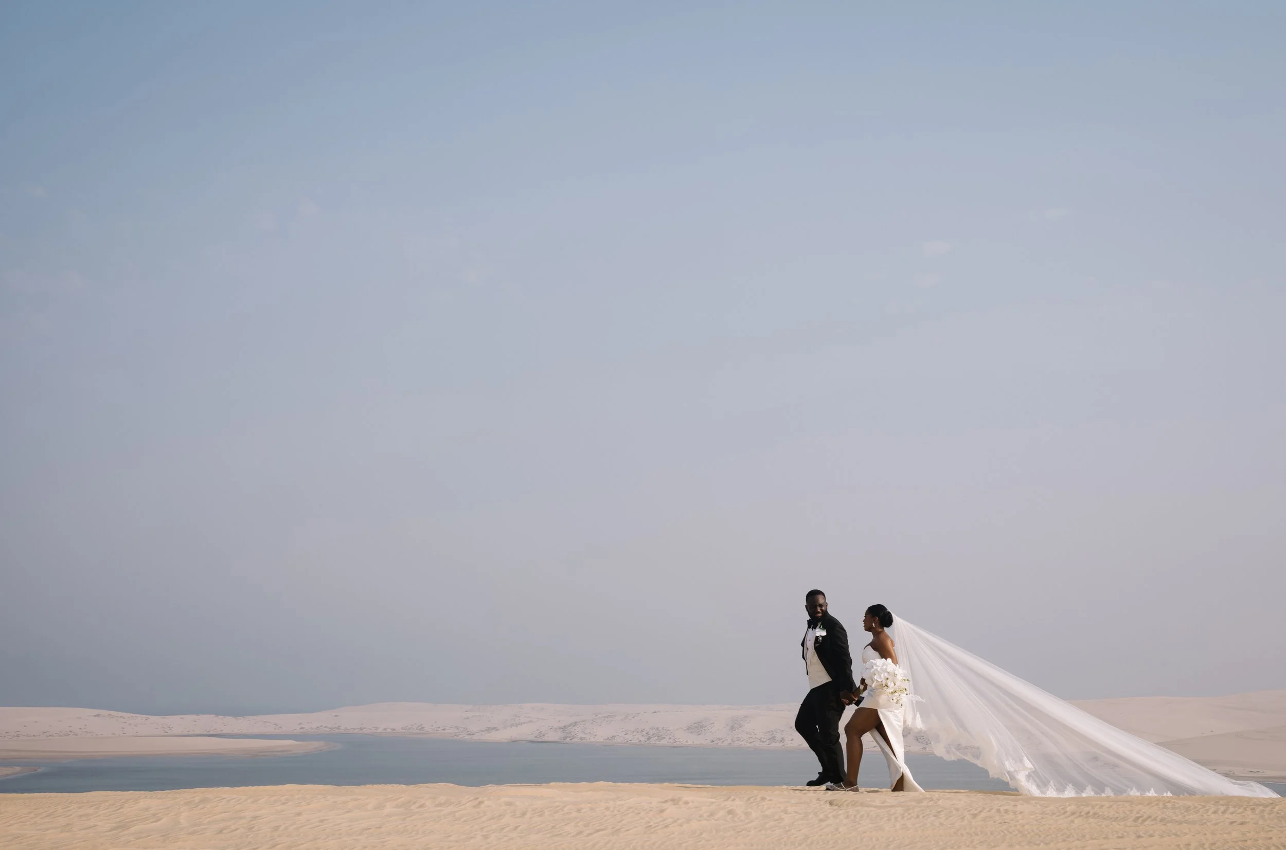 Desert elopement wedding portrait inspiration