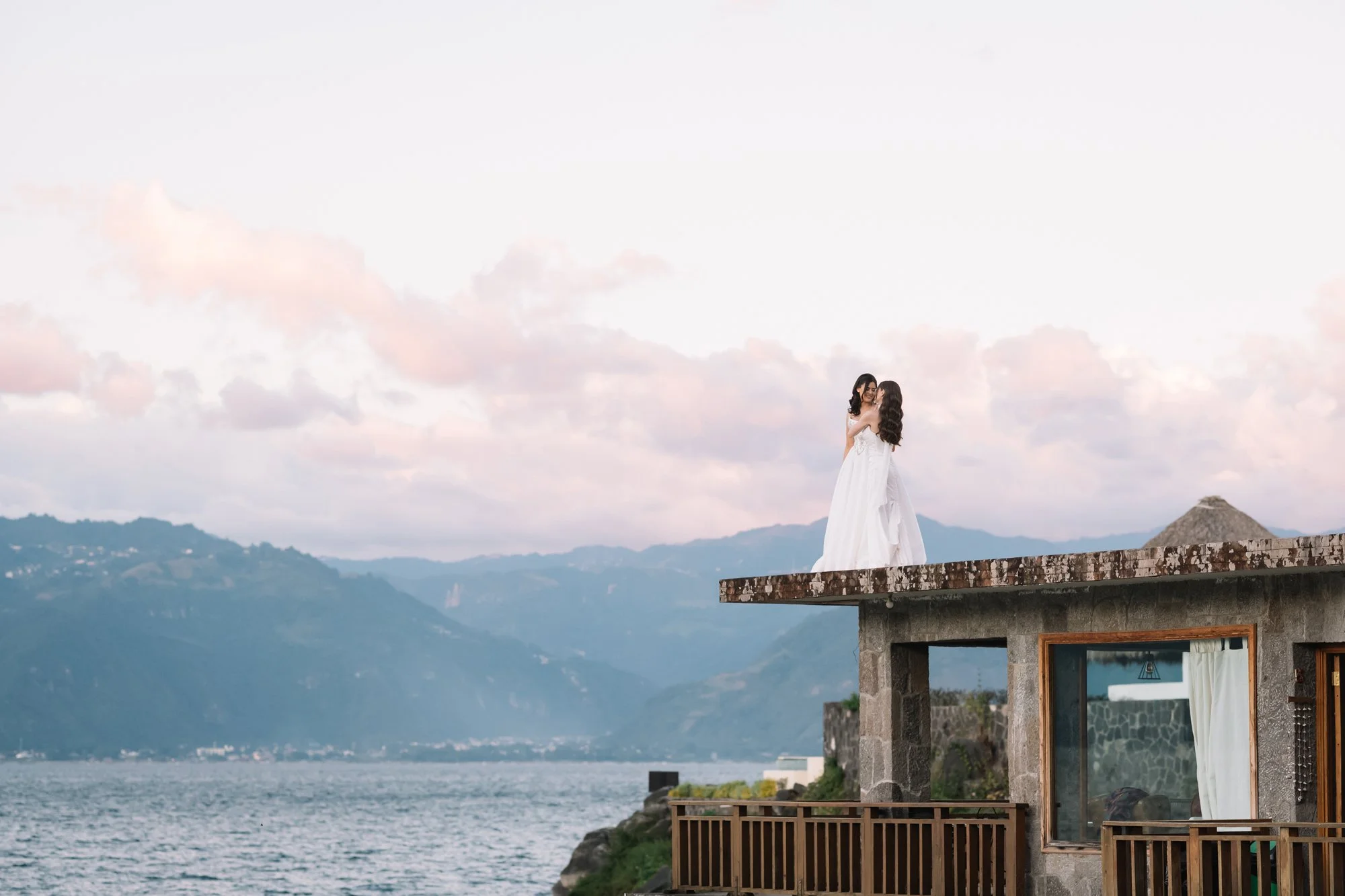 lake atitlan wedding guide: rooftop ceremony