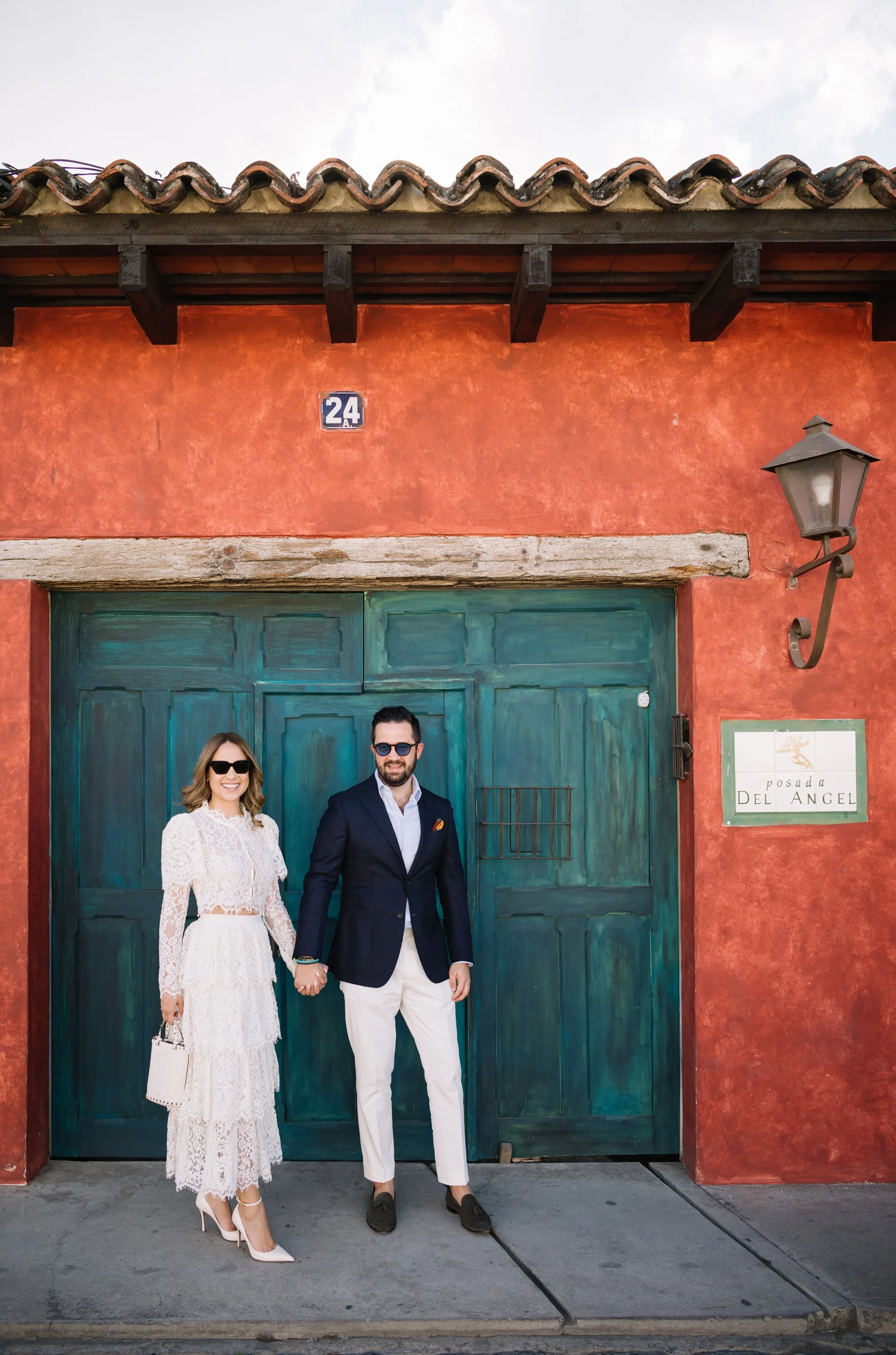 Antigua Guatemala colonial street photography wedding portraits