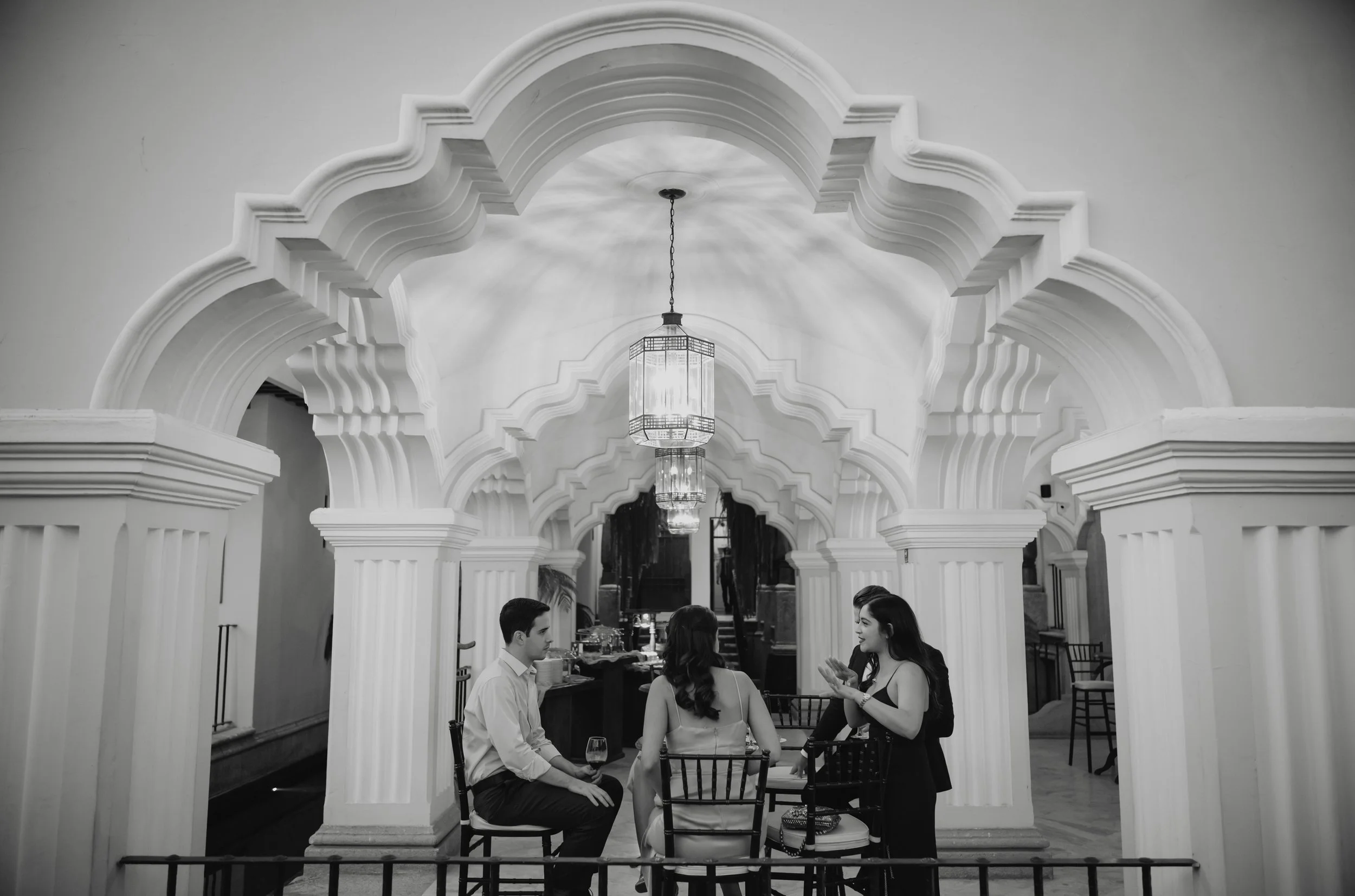 Pensativo House wedding welcome party in Antigua Guatemala