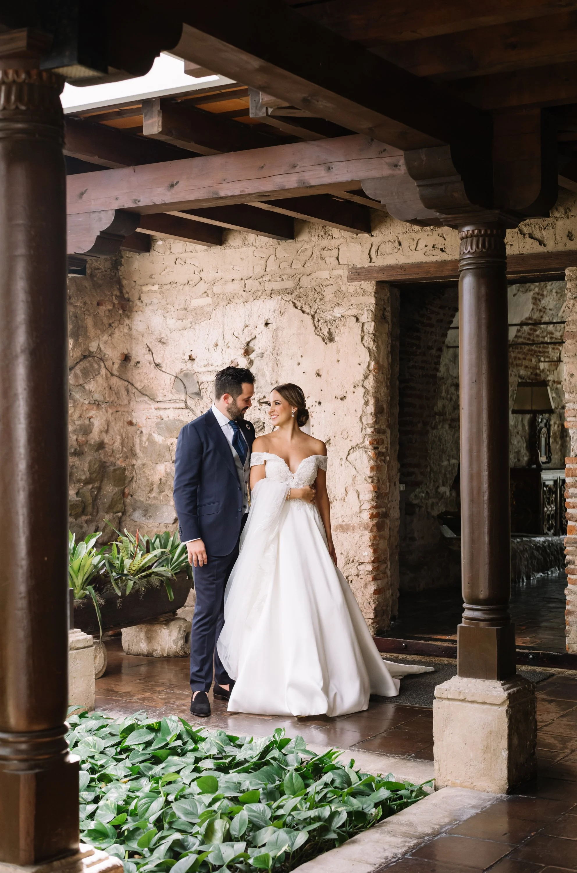 Casa Santo Domingo wedding portraits