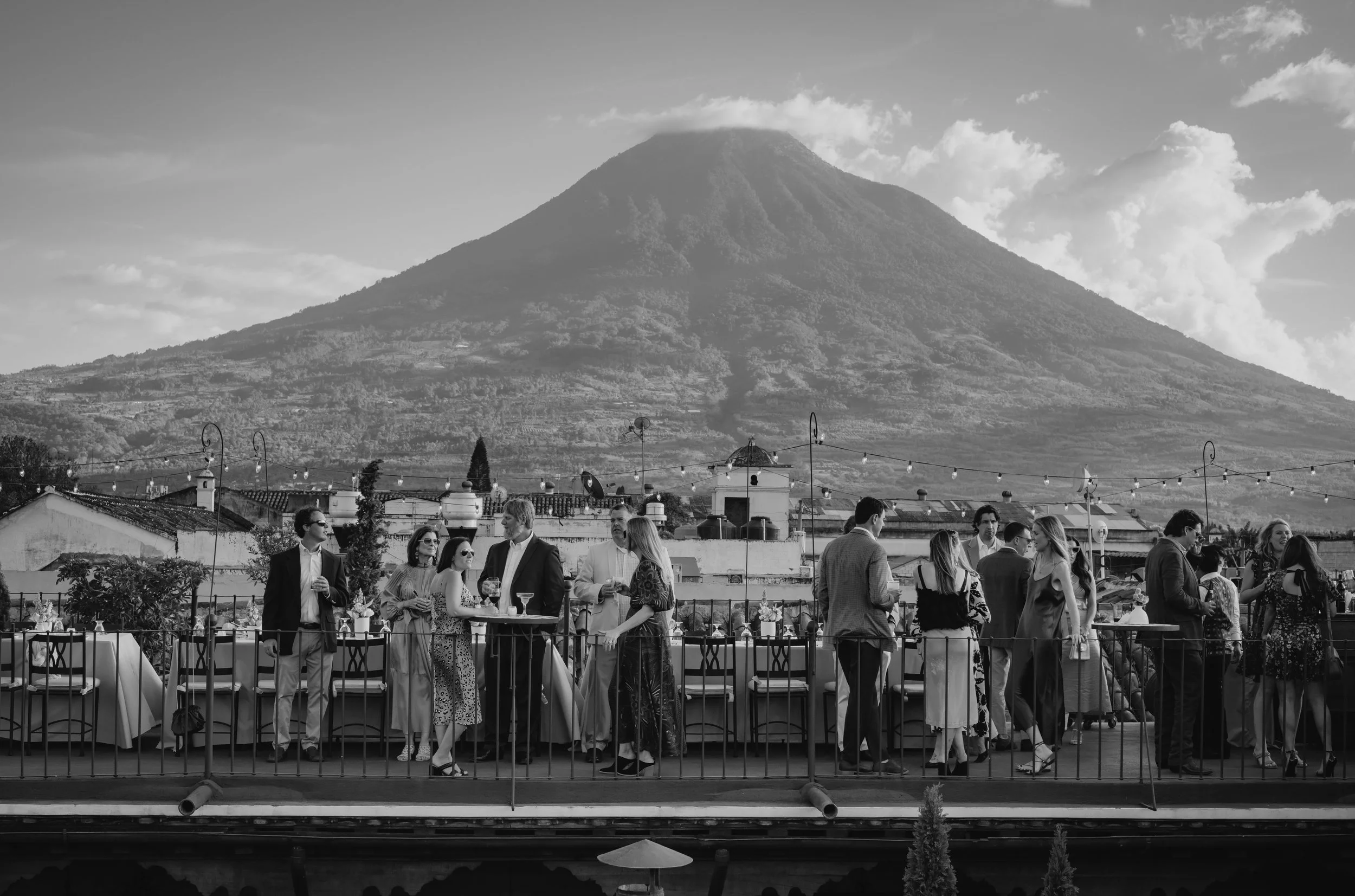 Luxury destination wedding at Casa Troccoli and Santa Clara Ruins photographed in Antigua Guatemala.