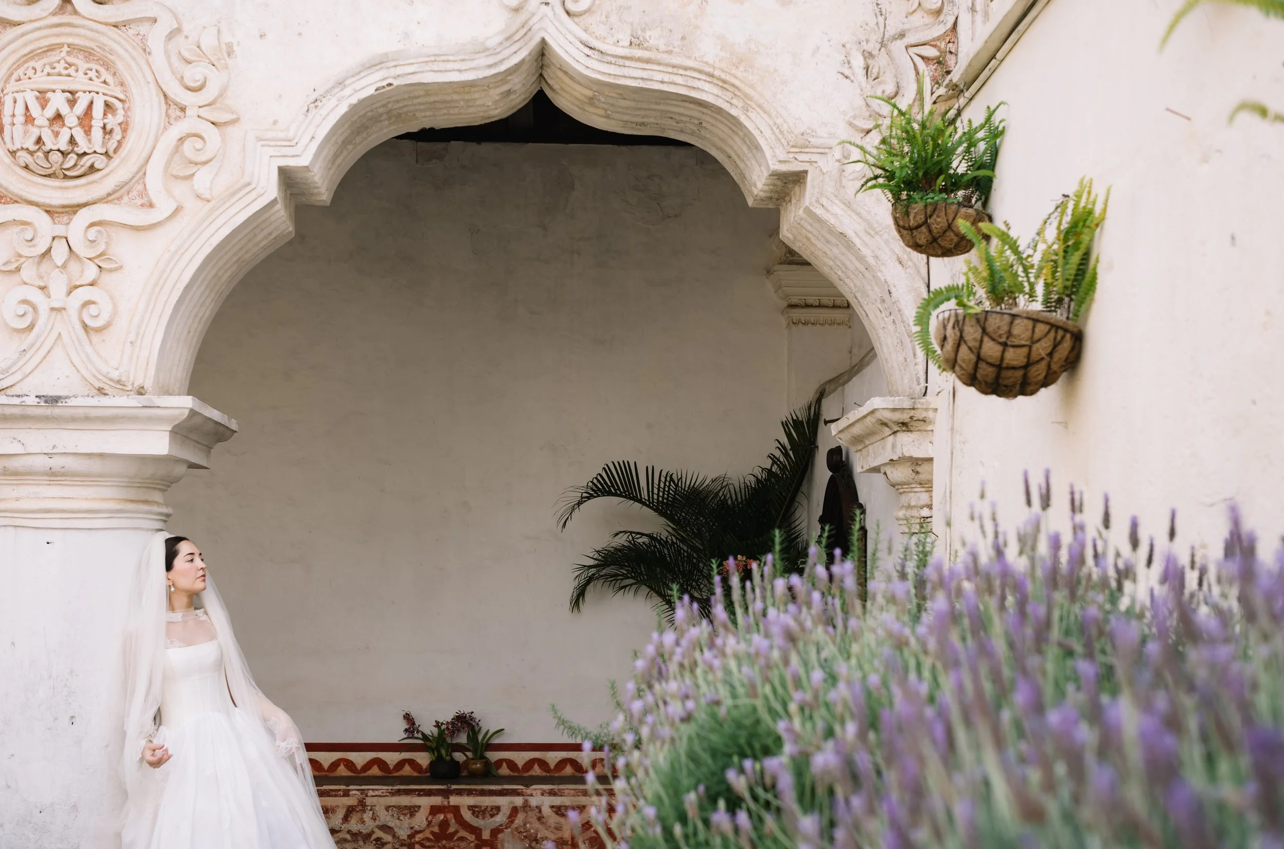 Editorial Bridal portrait in Antigua Guatemala