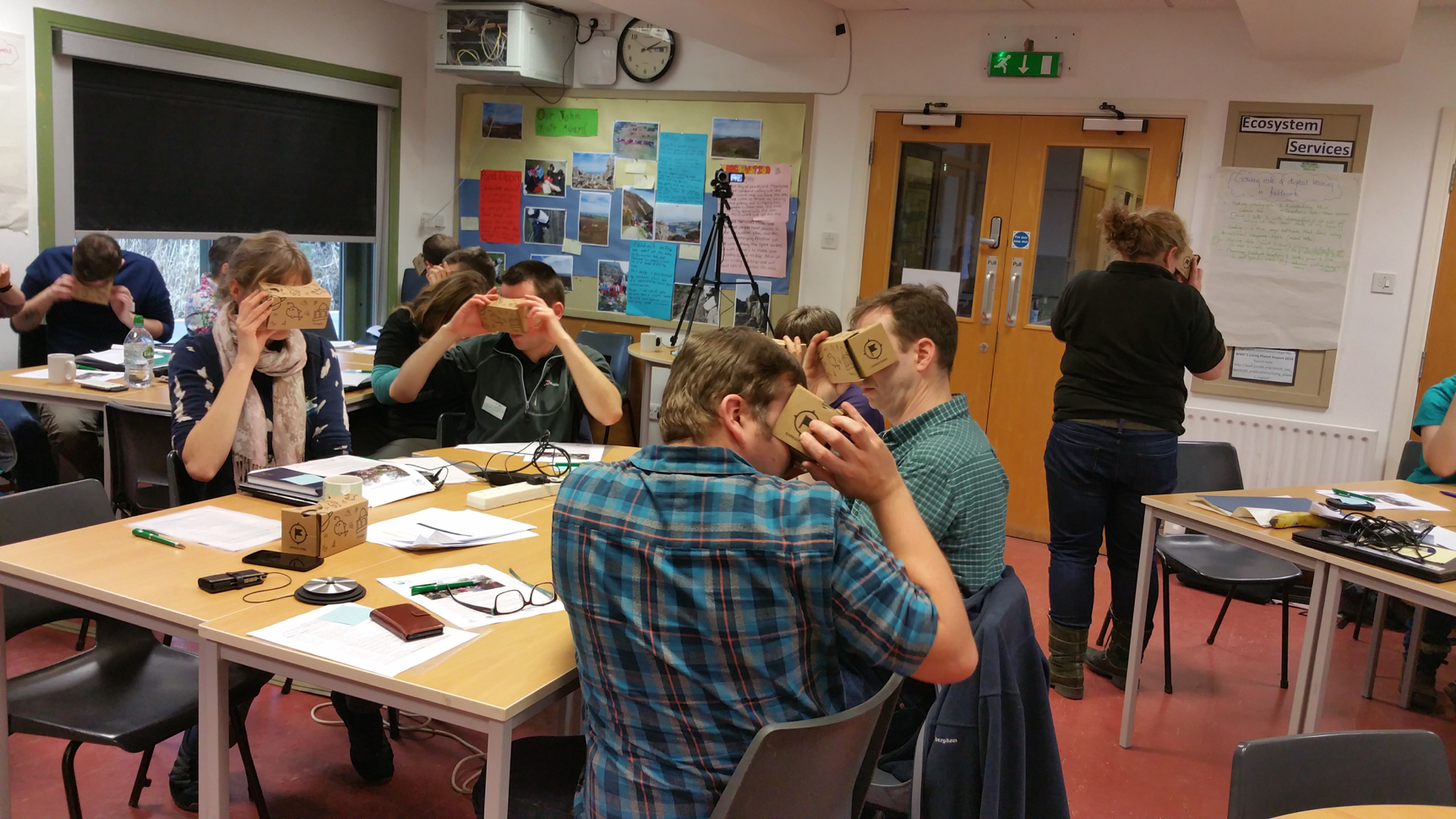 Workshop with fieldworkers earlier this year at the Field Studies Council Offices in Preston Montford, Shrewsbury, UK