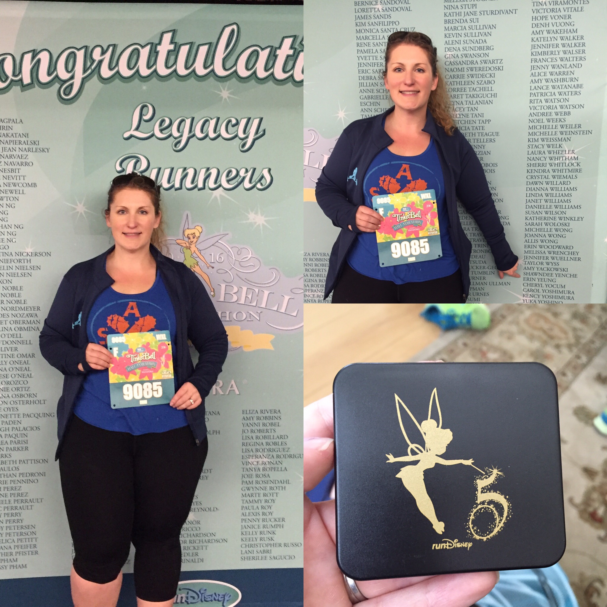 My name on the Legacy wall and my special compact...5 years running!