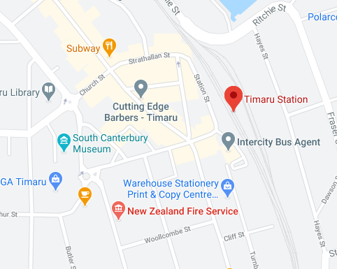 Timaru Railway Station Map Location.PNG