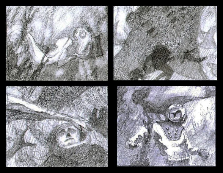 The first thumbnail resonated with me, birthing a backstory.