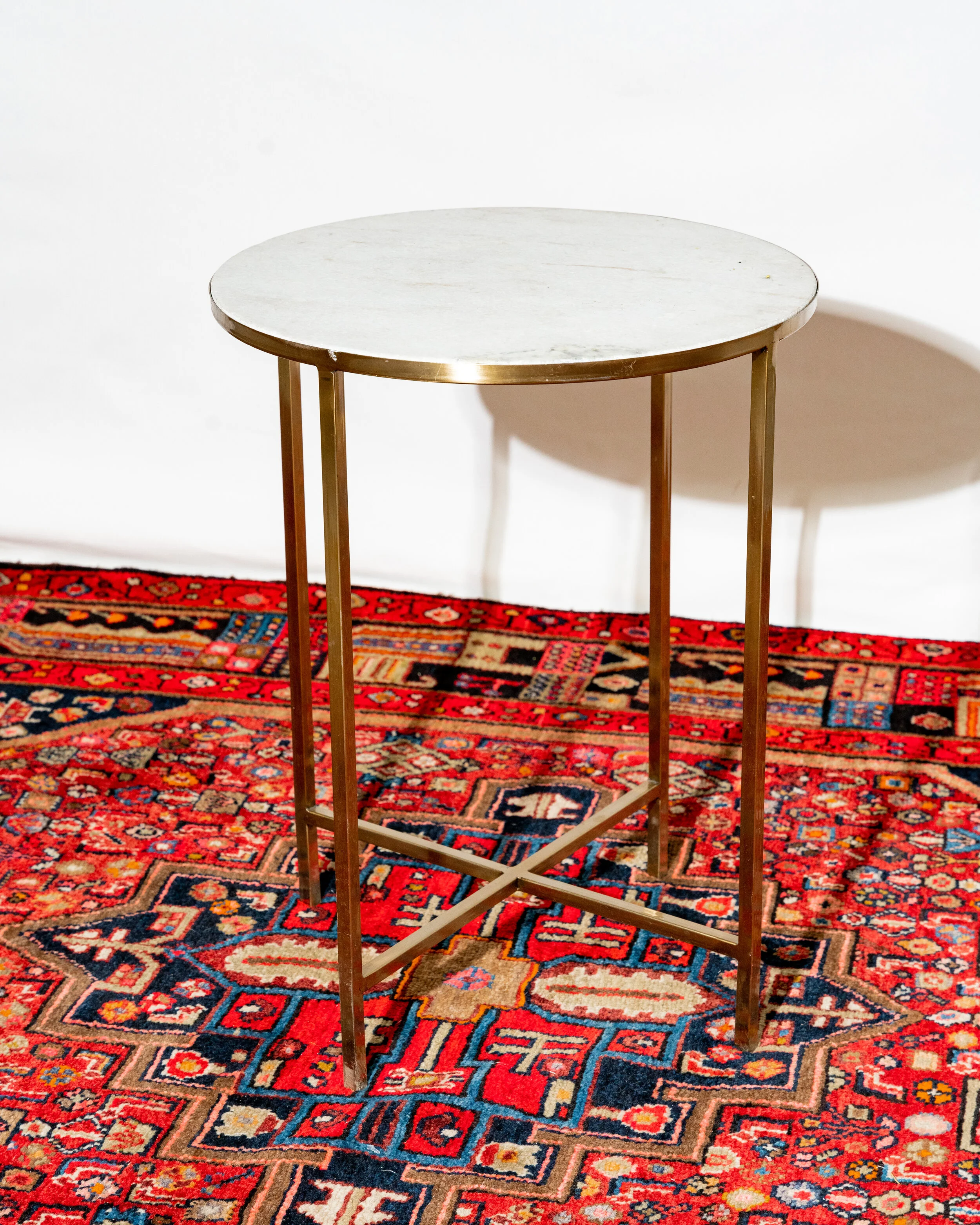 GOLD MARBLE SIDE TABLE