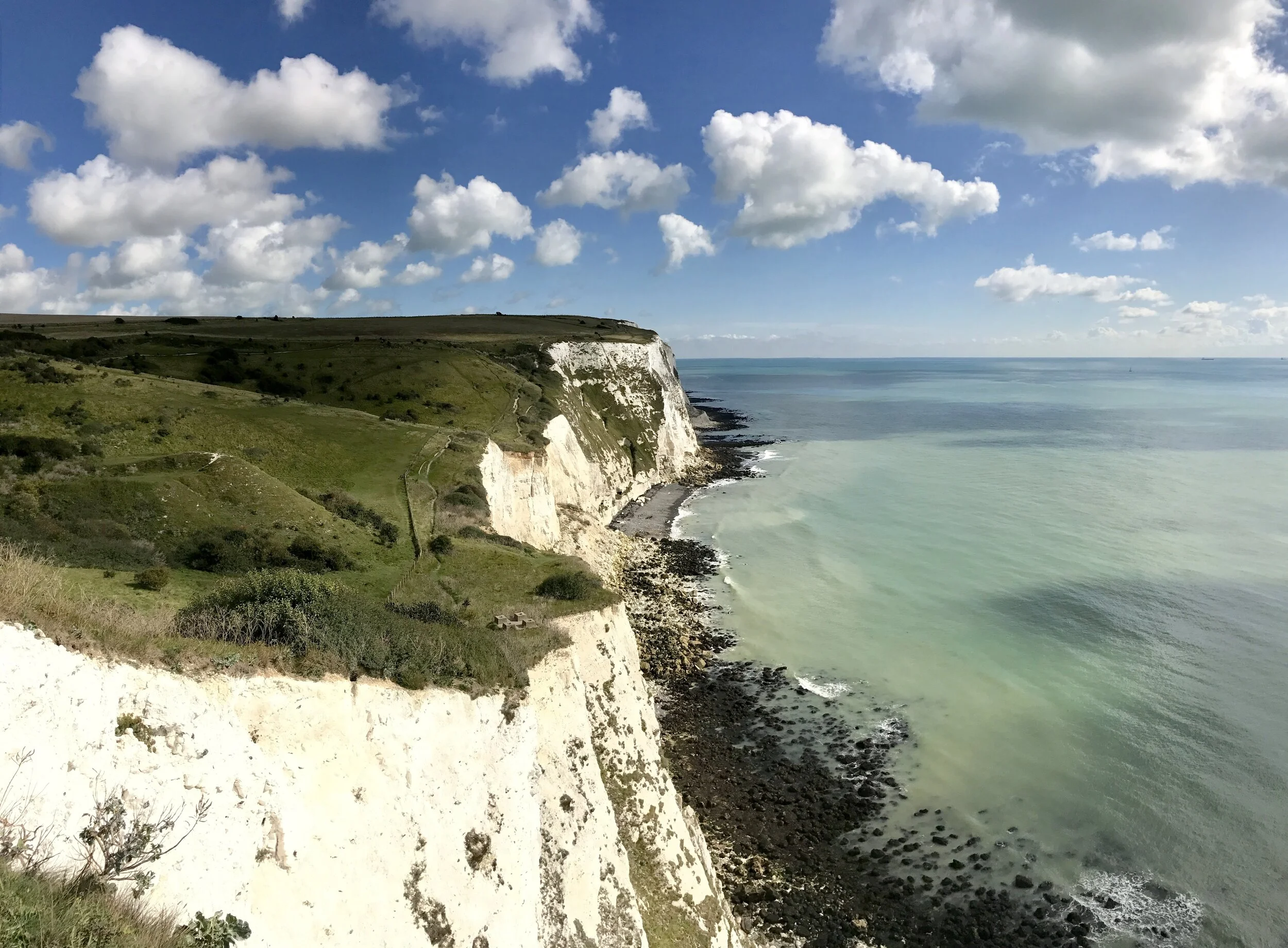 The white cliffs of Dover