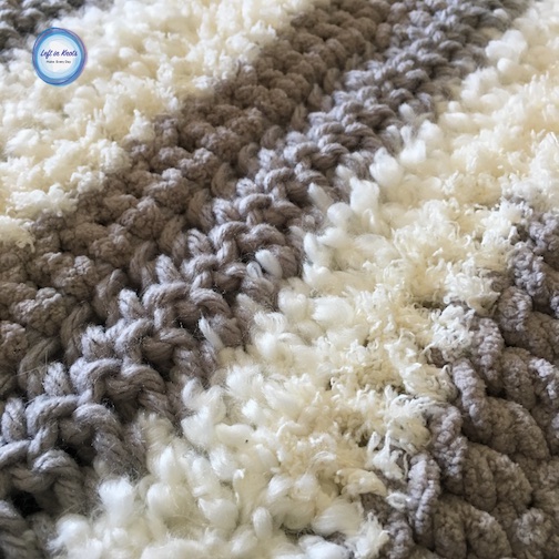 Textures Rug Free Crochet Pattern Left In Knots