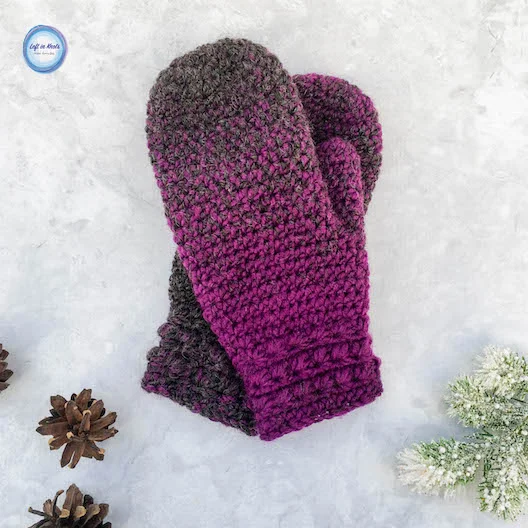 The Star Gazer's Mittens combine texture and warmth to give you a beautiful and functional pair of mittens for the coldest winter days. They take less than one skein of Lion Brand Scarfie yarn and will be a perfect addition to your last-minute gift list this holiday season! This is the second free crochet pattern of my Seven Days of Scarfie pattern collection.