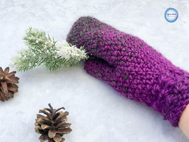 The Star Gazer's Mittens combine texture and warmth to give you a beautiful and functional pair of mittens for the coldest winter days. They take less than one skein of Lion Brand Scarfie yarn and will be a perfect addition to your last-minute gift list this holiday season! This is the second free crochet pattern of my Seven Days of Scarfie pattern collection.
