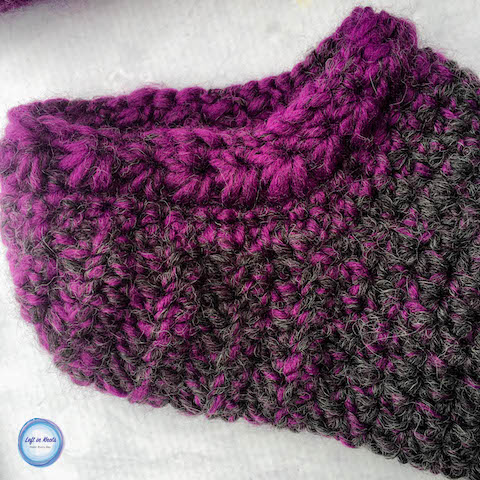 The Star Gazer's Slipper Socks combine texture and warmth to give you cozy pair of slippers for the coldest winter days. They take less than one skein of Lion Brand Scarfie yarn and will be a perfect addition to your last-minute gift list this holiday season. There is even a matching mitten and cowl pattern if you'd like to make a set! This is the sixth free crochet pattern of my Seven Days of Scarfie pattern collection.