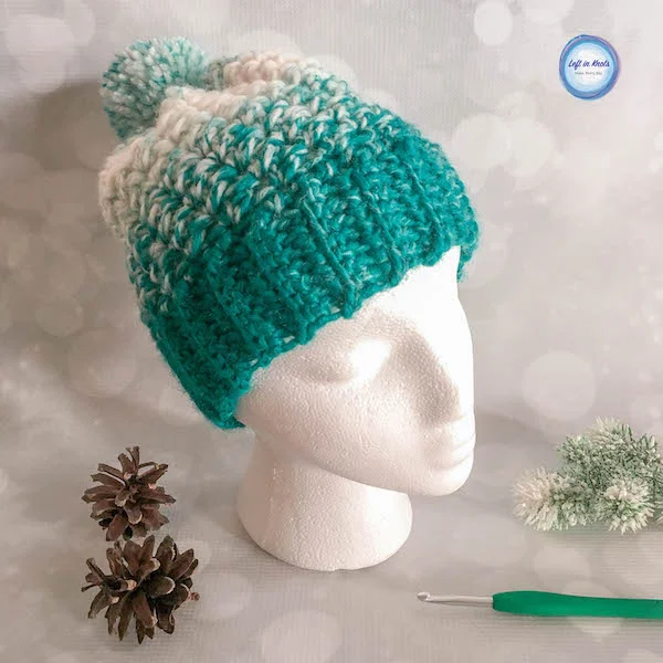 This free crochet pattern combines simple texture with the stunning Lion Brand Scarfie yarn to create a fabulous beginner-friendly hat! The Snowball Slouch Hat takes just half a skein of Lion Brand Scarfie yarn and it is perfect addition for anyone on your last-minute gift list this holiday season because it can be made in four different sizes (baby, toddler, child and adult). This is the seventh and LAST free crochet pattern of my Seven Days of Scarfie 2017 pattern collection.