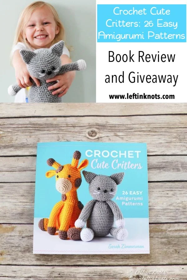 Amigurumi is a style of crochet that has so many possibilities - many of them being adorable! In this new amigurumi book by Sarah Zimmerman even beginners will be able to learn amigurumi techniques and learn to crochet a cute animal for each letter of the alphabet. Keep reading for my review of Crochet Cute Critters: 26 Easy Amigurumi Patterns
