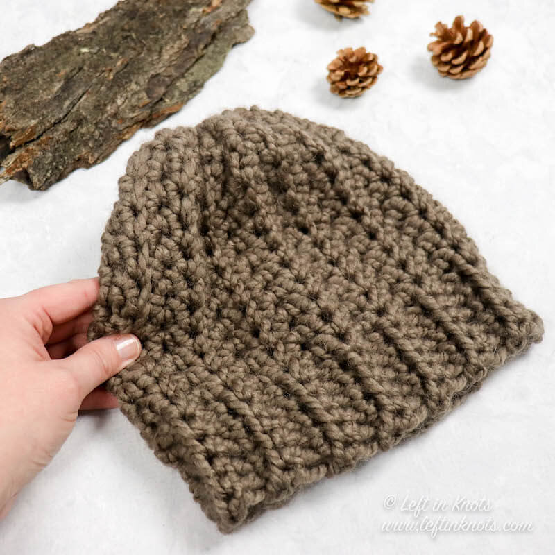 Crochet 30 Minute Chunky Hat In 4 Sizes Left In Knots